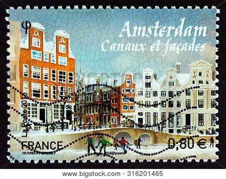 France - Circa 2016: A Stamp Printed In France From The 