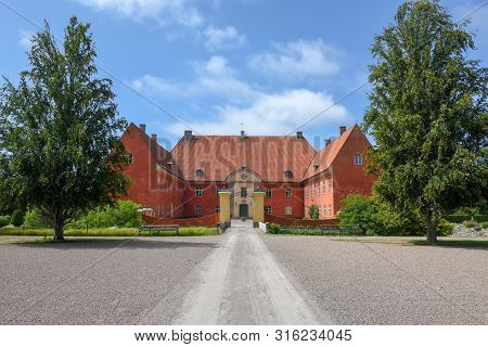 Rural Castle At Krapperup In Sweden