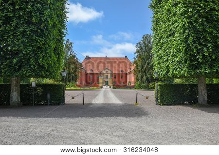 Rural Castle At Krapperup In Sweden