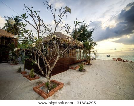 Villa på stranden