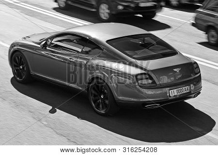 Kiev, Ua - October 5; 2010: Bentley Continental Supersports. Car In The City