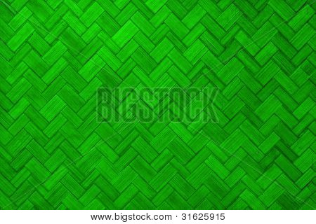 Texture of Light green color paint weave wall for background