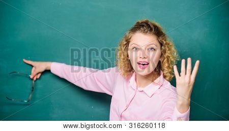 Informing Kids. School Rules. School Principal Stressful Outraged Expression. Educational System Con