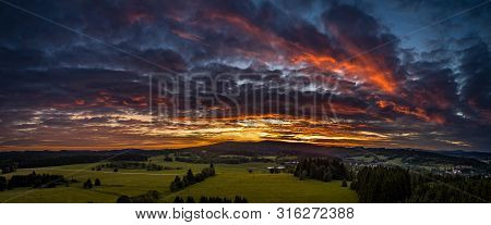 The Lipno Reservoir  Is A Dam And Hydroelectric Plant Constructed Along The Vltava River In The Czec