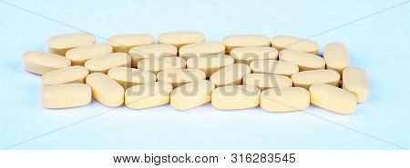 Hiv Therapy Efavirenz On Background At Dry Sunny Summer Day