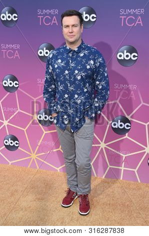 LOS ANGELES - AUG 05:  Taran Killam arrives for the ABC's Summer TCA All Star Party on August 05, 2019 in West Hollywood, CA                