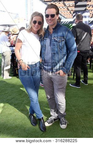 LOS ANGELES - JUL 27:  Lily Ann Harrison and Peter Facinelli arrives for the Kiehl's LifeRide for Amfar 10th Anniversary Party on July 27, 2019 in Century City, CA                