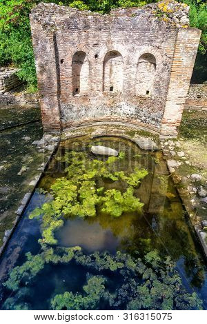 Ruins In Butrint National Park In Albania.