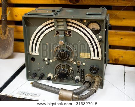 Lodeynoe Pole, Russia - March 29, 2019: Rsb-f3 Radio Transmitter
