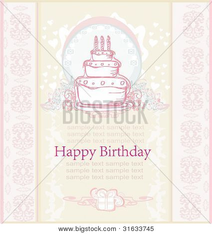 Carte de joyeux anniversaire
