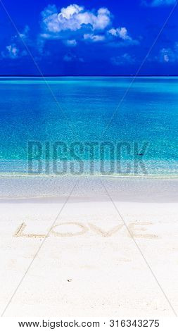 Message Written On Sand
