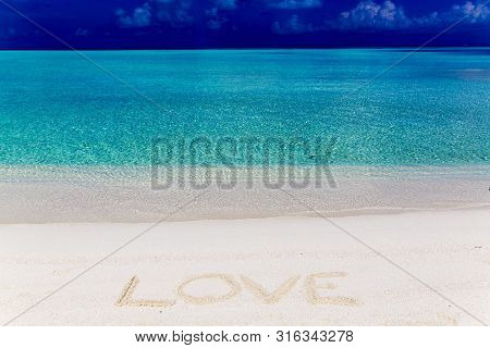 Message Written On Sand