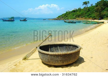 Güzel deniz manzarası. Vietnam