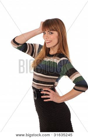 Young Cute Business Woman