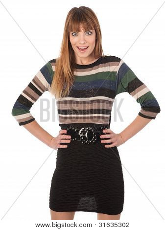 Young Cute Business Woman