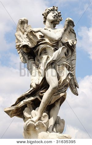 Ponte Sant'Angelo. Roma, İtalya