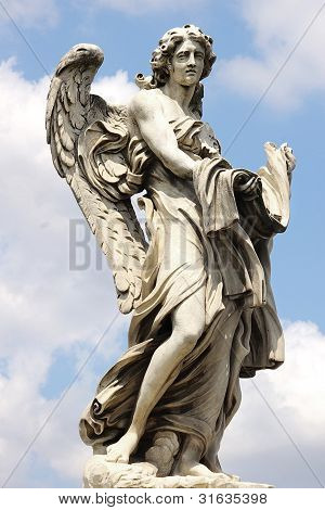 Ponte Sant'Angelo. Roma, İtalya