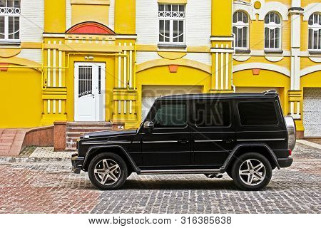 Kiev, Ukraine - April 21, 2015: Mercedes-benz G55 Amg In The City