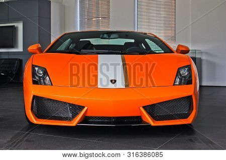Ukraine, Kiev - 17 February 2011: Lamborghini Gallardo Lp550-2 Valentino Balboni