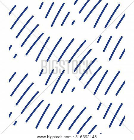 Linear Pattern, Vector Background With Lines, Vector Illustration
