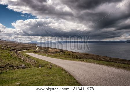 View Across Inner Sound Towards Skye In Scotland