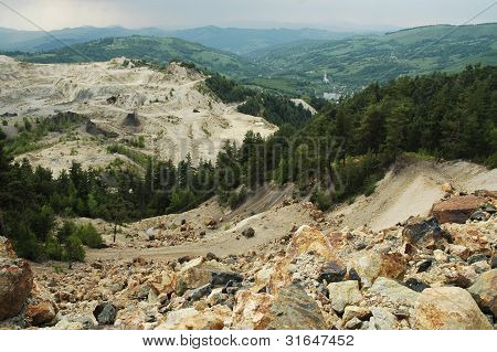 Tagebau Goldmine, RumÃ¤nien