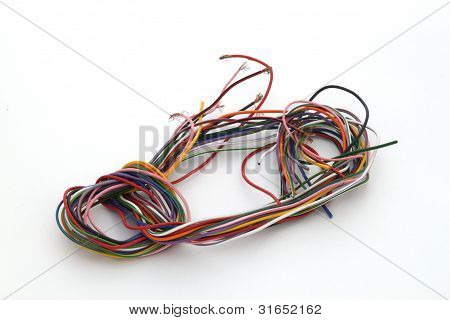 Close Up di filo multicolore