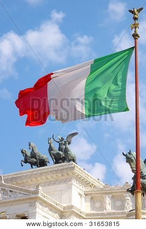 Anıt Vittorio Emanuele II.Roma, İtalya.