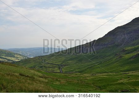View From The Top Of The Kirkstone Pass In The Lake District