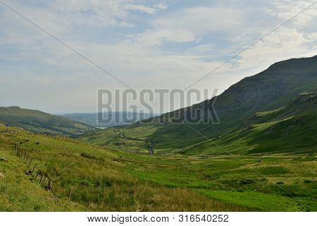 View From The Top Of The Kirkstone Pass In The Lake District