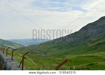 View From The Top Of The Kirkstone Pass In The Lake District National Park