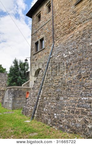 Castillo de Malaspina-Dal Verme. Bobbio. Emilia-Romagna. Italia.