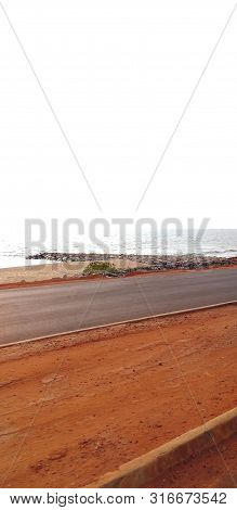 Beautiful And Scenic Beach View From The Highway