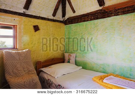 Grab, Serbia - August 08, 2019: Serbian Traditional Household Details. Summer Time, Everything Is Re