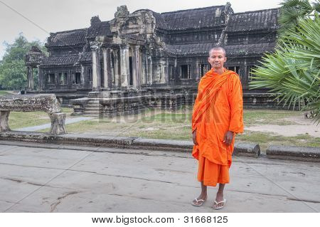 Monaco buddista di Angkor Wat