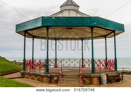 Band Stand Bandstand With Sea In Background, Landscape