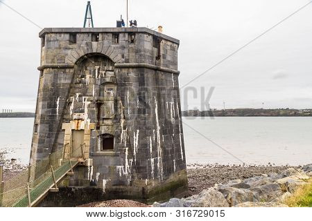 The West Martello Tower At Pembroke Dock, Landscape.