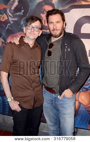 LOS ANGELES - AUG 8:  Dennis Widmeyer, Kevin Kolsch at the Alamo Drafthouse Los Angeles Big Bash Party at the Alamo Drafthouse on August 8, 2019 in Los Angeles, CA