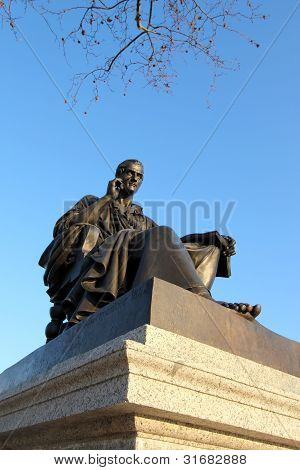 Socha Jean jaques Rousseau, Ženeva, Švýcarsko