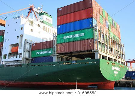 Container-Stapel