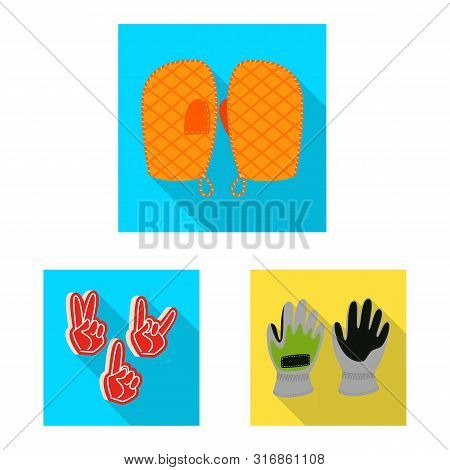Vector Design Of Own And Textile Icon. Collection Of Own And Safety Vector Icon For Stock.