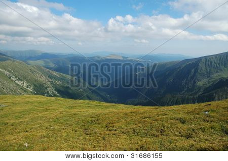 Fagaras vuoria Etelä-Karpaatit, Romania