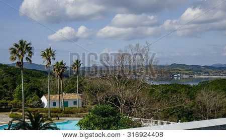 Landscape Of Ise Bay At Sunny Day