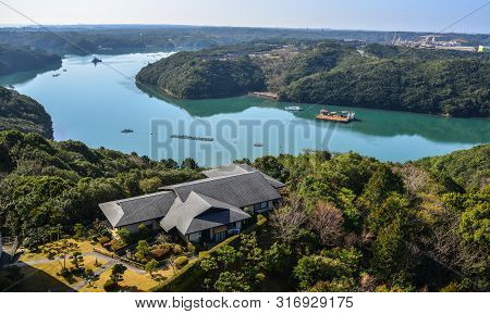 Landscape Of Ise Bay At Sunny Day