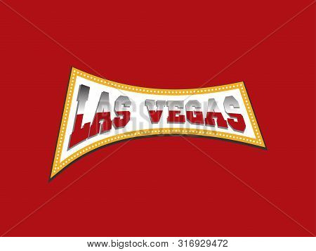 Welcome To Las Vegas City Illustration Design