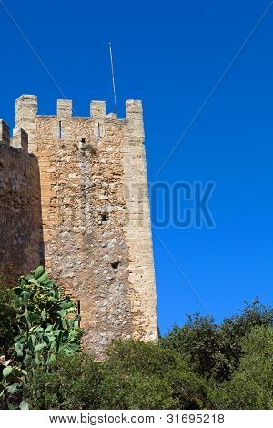 Slottet Capdepera. Mallorca. Baleariske Øer. Spanien.