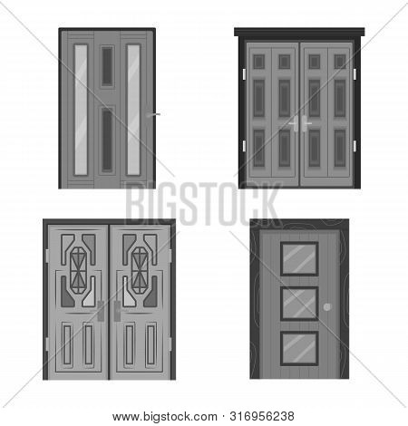 Vector Design Of Building And Office Icon. Set Of Building And Modern Vector Icon For Stock.