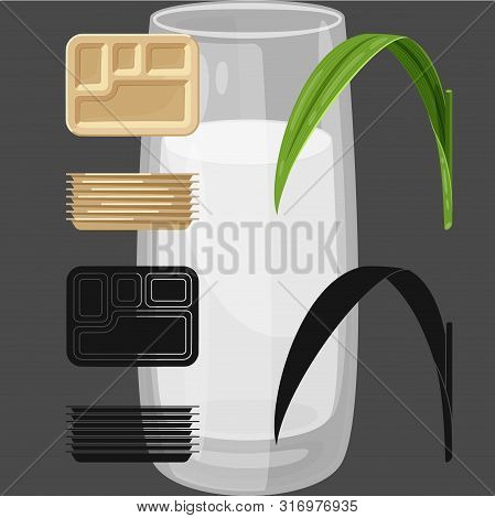 Vector Illustration Of Farm And Agriculture Sign. Set Of Farm And Technology Vector Icon For Stock.