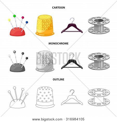 Vector Design Of Craft And Handcraft Sign. Set Of Craft And Industry Vector Icon For Stock.