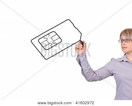 Ritning simkort